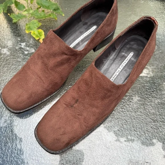 Donald J. Pliner -Alvino Brown Leather Loafer 9 Rare Men main image 3